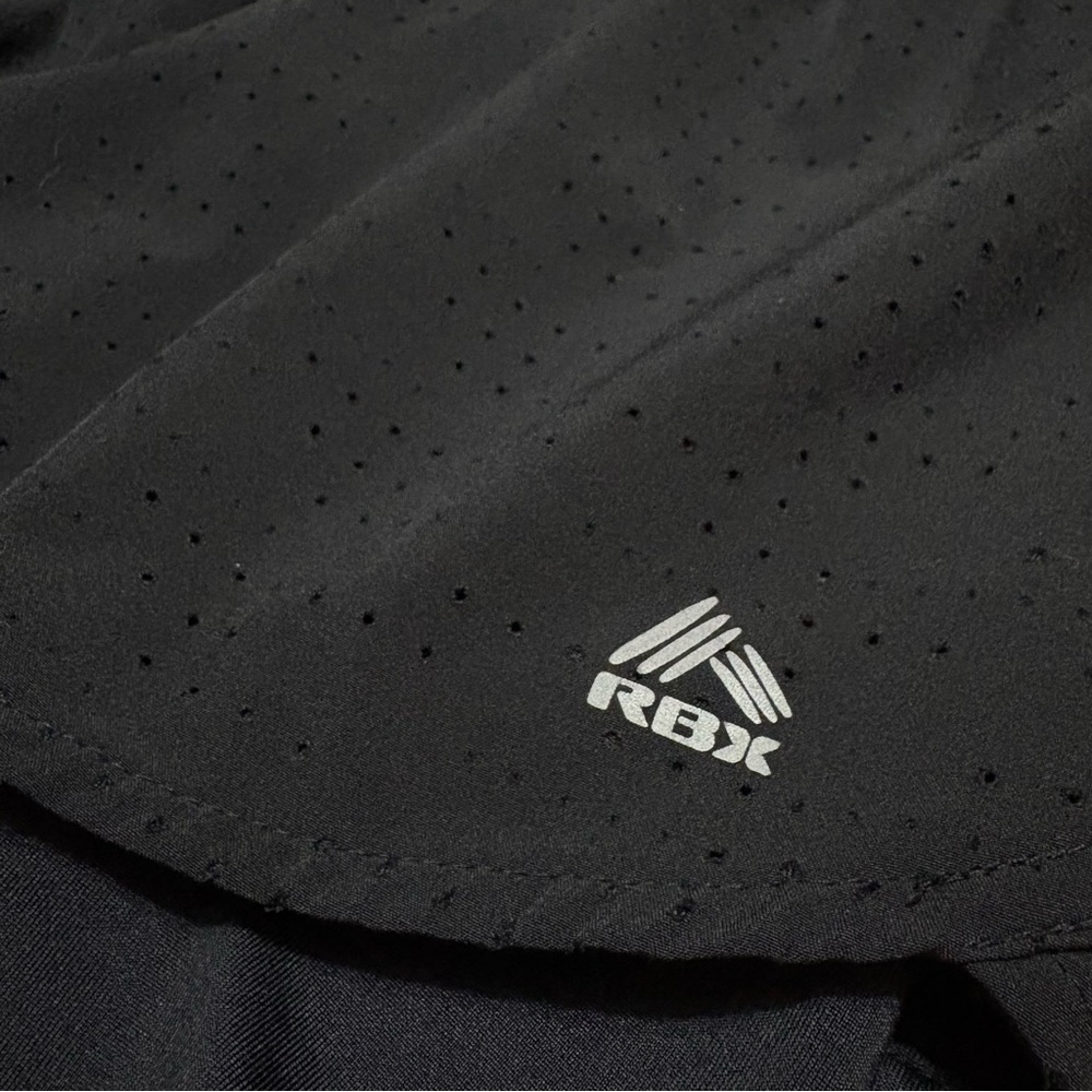 Women’s Black RBX X-Dri 2 in 1 Running Athletic Shorts Size Medium - Picture 2 of 5